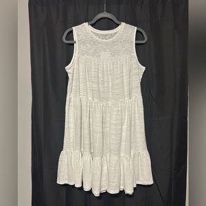 NEW Love, Fire White Sleeveless Dress Sz Large